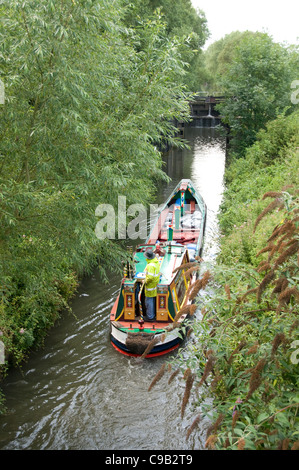 Un grand classique de l'exécution des approches de charbon Towney serrure sur le Kennet & Avon Canal Banque D'Images