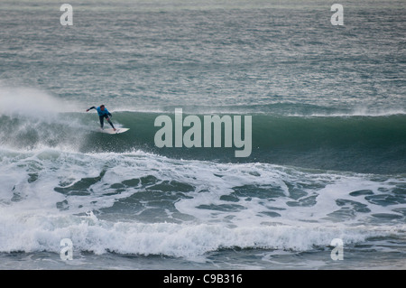 L'implacable Super Séries UK Pro Surf Tour a été à Newquay pour un autre événement, le 10 novembre 2011 Banque D'Images