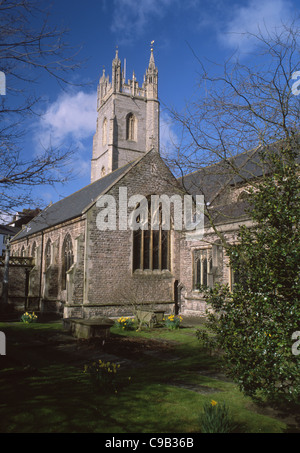 L'église Saint John's dans le centre-ville de Cardiff Cardiff South Wales UK Banque D'Images