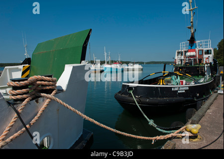 Bateaux Korrvik Harbour. Mariehamn Åland Finlande Banque D'Images
