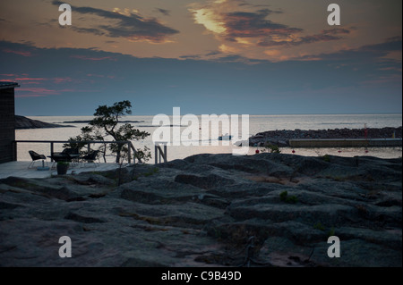 HavsVidden resort, d'Åland, la Finlande Banque D'Images