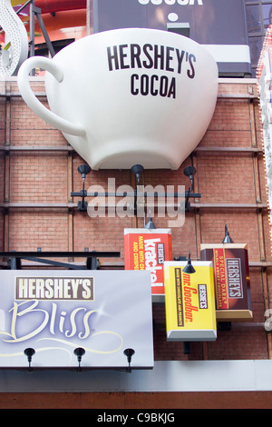 Hershey's Chocolate World Times Square NYC Banque D'Images