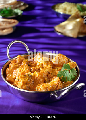 POULET KORMA Banque D'Images