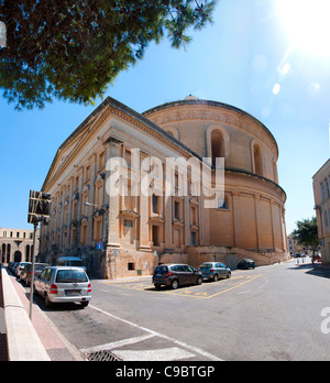 Malte, Mosta (ou Il-Mosta), la Rotonde de St Marija Assunta AKA dôme de Mosta Banque D'Images