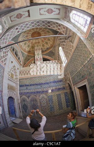 Topkaki Sarayi, du Palais de Topkapi Harem , interieur, Istanbul, Turquie , l'Europe, Banque D'Images