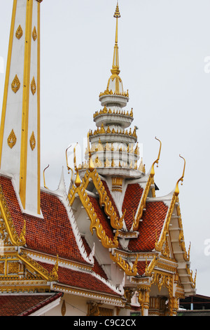 Temple bouddhiste, la Thaïlande. Banque D'Images