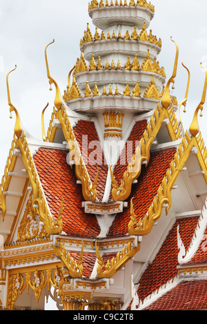 Temple bouddhiste, la Thaïlande. Banque D'Images