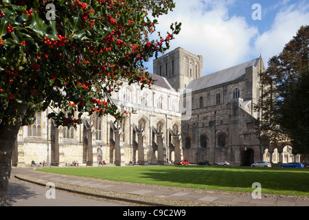 La cathédrale de Winchester, Hampshire UK Banque D'Images