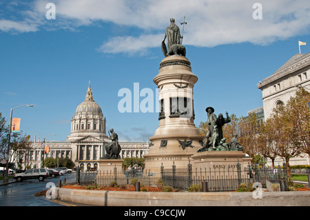 City Hall Civic Center San Francisco California USA American United States of America Banque D'Images