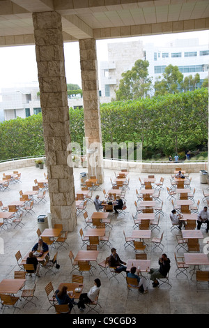 Un café au Musée Getty Center, en Californie Banque D'Images