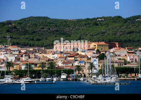 Voir plus de Carloforte, île de San Pietro, Sardaigne, Italie. Banque D'Images
