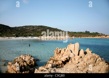 Principe beach, Costa Smeralda, Sardaigne, Italie. Banque D'Images