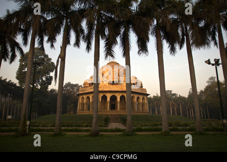 Le mausolée de Sayyid Muhammad Shah, Jardins Lodhi, New Delhi, Inde Banque D'Images