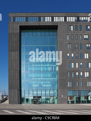 Le siège de la Confédération de l'industrie danoise dans le Copenhagen Towers dans Ørestad sur Amager. Banque D'Images
