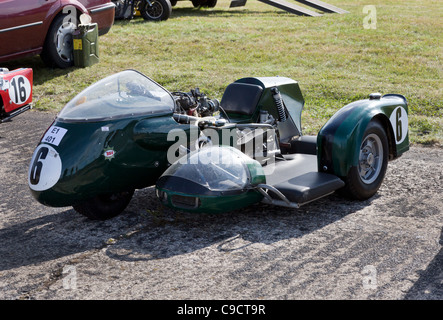 Bsa rocket 3 racing sidecar1974 Banque D'Images