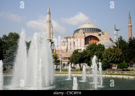 Basilique Sainte-Sophie. Istanbul. Vue panoramique. Banque D'Images