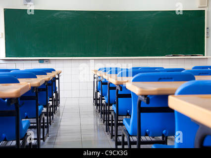 Classe vide de l'école Banque D'Images