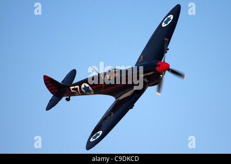 De l'air israélienne Supermarine Spitfire MK. IX en vol Banque D'Images