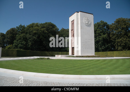 La chapelle principale dans le cimetière américain de Luxembourg, Luxembourg, Luxembourg-ville. Banque D'Images