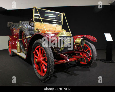 Vintage 1908 Alpha Lancia à Padoue, Italie juste Banque D'Images