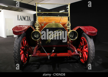 Vintage 1908 Alpha Lancia à Padoue, Italie juste Banque D'Images