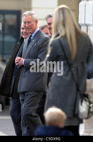 Le prince Charles lors d'une visite à 2004/2005, Dorset, Angleterre, Royaume-Uni Banque D'Images