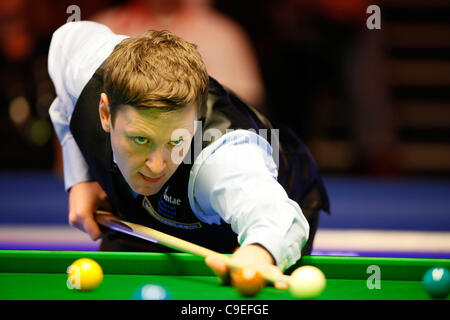 RICKY WALDEN UK SNOOKER CHAMPIONSHIP YORK BARBICAN YORK Angleterre 07 Décembre 2011 Banque D'Images