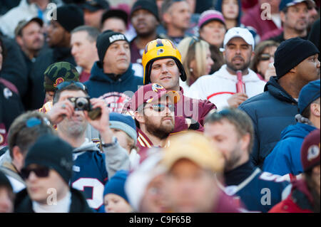 11 déc., 2011 - Landover, Maryland, United States of America - fan de NFL, Landover Md ; New England Patriots défaite Redskins de Washington 34 - 27 (Crédit Image : © Roland Pintilie/ZUMAPRESS.com)/Southcreek Banque D'Images