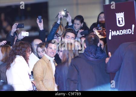 12 déc., 2011 - Madrid, Espagne - TOM CRUISE assiste à la "Mission : Impossible - Ghost Protocol' premiere Callao au cinéma. (Crédit Image : © Jack Abuin/ZUMAPRESS.com) Banque D'Images