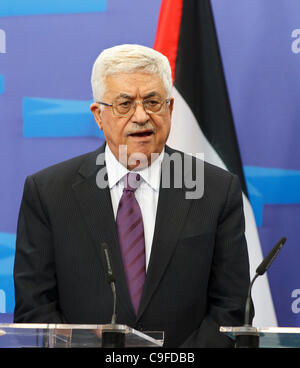 Président de l'Autorité palestinienne, Mahmoud Abbas. Banque D'Images