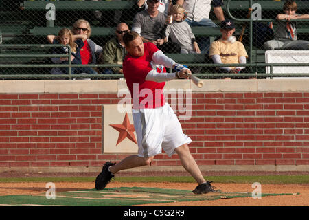 18 déc., 2011 - Houston, Texas, États-Unis - Philadelphia Phillies de Hunter Pence a participé dans le home-run derby au cours de la 3ème Conférence Annuelle Hunter Pence au camp de baseball Baseball USA à Houston, TX. (Crédit Image : © Juan DeLeon/Southcreek/ZUMAPRESS.com) Banque D'Images