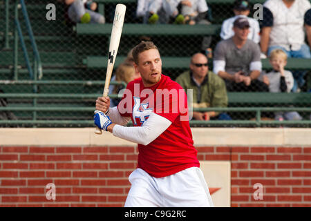 18 déc., 2011 - Houston, Texas, États-Unis - Philadelphia Phillies de Hunter Pence a participé dans le home-run derby au cours de la 3ème Conférence Annuelle Hunter Pence au camp de baseball Baseball USA à Houston, TX. (Crédit Image : © Juan DeLeon/Southcreek/ZUMAPRESS.com) Banque D'Images