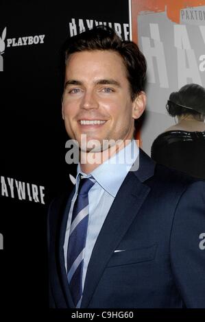 Matt Bomer aux arrivées de HAYWIRE Premiere, Directors Guild of America (DGA) Theatre, Los Angeles, CA 5 janvier 2012. Photo par : Michael Germana/Everett Collection Banque D'Images