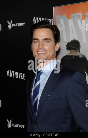 Le 6 janvier 2012 - Hollywood, Californie, États-Unis - Matt Bomer lors de la première de la nouvelle animation de médias Relativité HAYWIRE, tenu à le Directeur Guild of America Theater, le 5 janvier 2012, à Los Angeles.(Image Crédit : Â© Michael Germana/Globe Photos/ZUMAPRESS.com) Banque D'Images