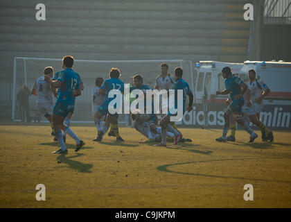 Heineken Cup Rugby : Aironi Rugby - ASM Clermont Auvergne Banque D'Images