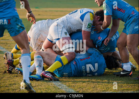 Heineken Cup Rugby : Aironi Rugby - ASM Clermont Auvergne Banque D'Images