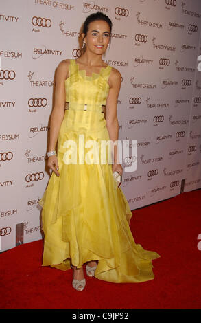 14 janvier 2012 - Hollywood, Californie, États-Unis - Camilla Belle assiste à l'Art de l'Elyisum Gala à la Union Station à Los Angeles,ca le 114,2012. 2012 (Crédit Image : Â© Phil Roach/Photos/ZUMAPRESS.com) Globe Banque D'Images