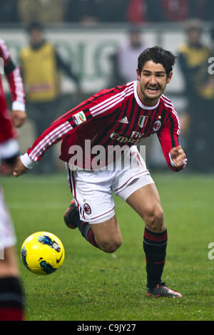 Alexandre Pato (Milan), le 15 janvier 2012 - Football / Soccer : Italien 'Serie' un match entre l'AC Milan 0-1 Inter Milan au Stadio Giuseppe Meazza de Milan, Italie. (Photo de Maurizio Borsari/AFLO) [0855] Banque D'Images