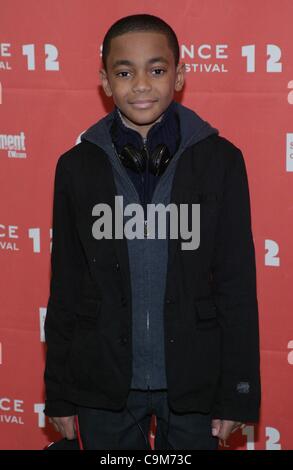 Michael Rainey Jr. aux arrivées de LUV première mondiale au Festival du Film de Sundance 2012, Théâtre Eccles, Park City, UT le 23 janvier 2012. Photo par : James Atoa/Everett Collection Banque D'Images