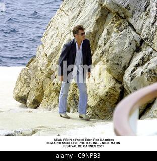 22 mai 2001 - Sean Penn.jpg.Â© IMAPRESS/ NICE MATIN.FESTIVAL DE CANNES 2001.(Image Crédit : © Globe Photos/ZUMAPRESS.com) Banque D'Images