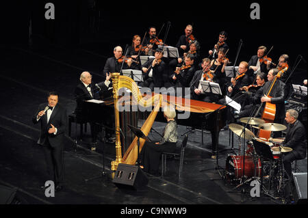 01.02.2012. St.Petersburg. La Russie. Concert à la salle 'Octobre'. Photo : Michel Legrand Banque D'Images