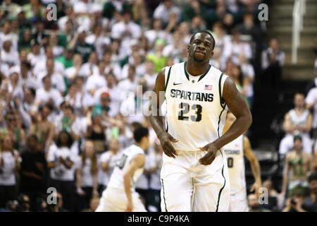 Le 5 février 2012 - East Lansing, Michigan, UNITED STATES - Michigan State Spartans avant Draymond Green (23) pendant le match contre le Michigan Wolverine au Jack Breslin Étudiants Events Center. (Crédit Image : © Rey Del Rio/Southcreek/ZUMAPRESS.com) Banque D'Images