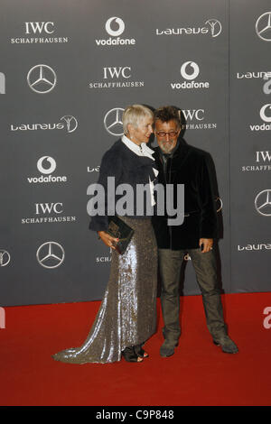 6 février 2012 - Londres, Royaume-Uni - Eddie Jordan participe à la Laureus World Sports Awards 2012 au Central Hall Westminster le 6 février 2012 à Londres, Angleterre (crédit Image : ©/ZUMAPRESS.com) Liasi Theodore Banque D'Images