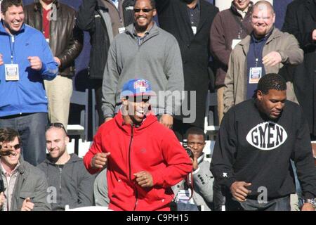 Giants Champions Superbowl- Tickertape Parade NYC 07/02/2012.Les joueurs reçoivent les clés de la ville par le maire Bloomberg.(Image Crédit : Â© Globe Photos/ZUMAPRESS.com) Banque D'Images