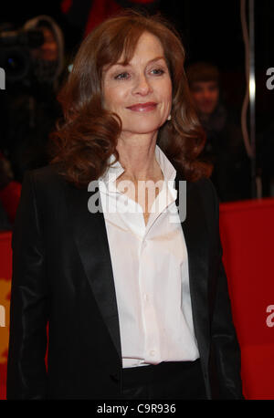 ISABELLE HUPPERT PREMIERE CAPTIF BERLIN FILM FESTIVAL 2012 BERLINALE PALAST POTSDAMER PLATZ BERLIN ALLEMAGNE 12 Février 2012 Banque D'Images