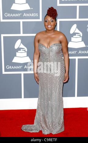 Ledisi à arrivés pour la 54e cérémonie annuelle de remise des Prix GRAMMY - Arrivées, le Staples Center, Los Angeles, CA 12 février 2012. Photo par : Elizabeth Goodenough/Everett Collection Banque D'Images