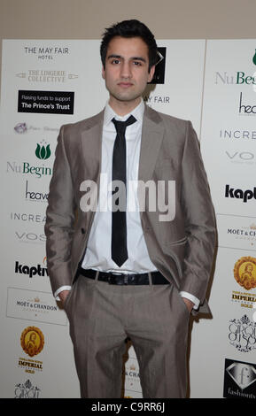 London, Royaume-Uni 14/02/2012 Tarek Hussain assiste à la Prince's Valentines balle au May Fair Hotel à Londres. (Crédit photo : Alamy Images/Photobeat) Banque D'Images