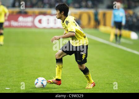 Shinji Kagawa (Dortmund), 3 décembre 2011 - Football / Soccer : 'allemande' match de Bundesliga entre Borussia Moenchengladbach et Borussia Dortmund, au stade Borussia-Park, Moenchengladbach, Allemagne, le 3 décembre 2011. (Photo par AFLO) [3604] Banque D'Images