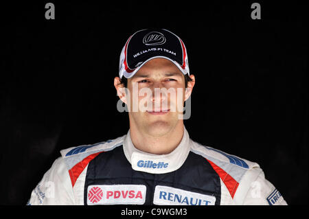 Bruno Senna (BRA), Williams, au cours de la Formule Un session de test sur circuit de Catalogne, Espagne Banque D'Images