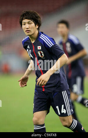 Genki Haraguchi (JPN), 22 février 2012 - Football : Football / Jeux Olympiques de Londres de 2012 ronde finale de qualification asiatique match du groupe C entre l'U-23 Malaisie 0-4 U-23 Japon à Stade national Bukit Jalil à Kuala Lumpur, Malaisie. (Photo de bla) Banque D'Images